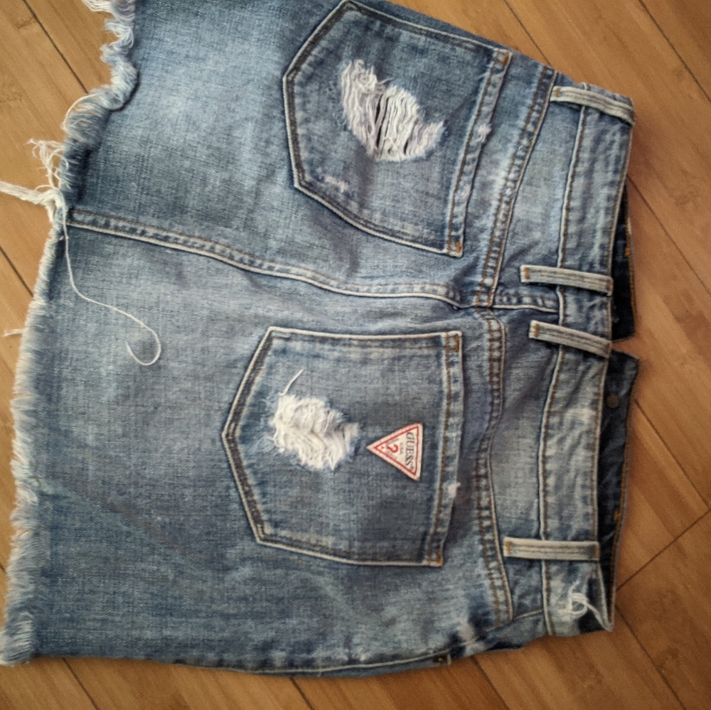 GUESS jean skirt